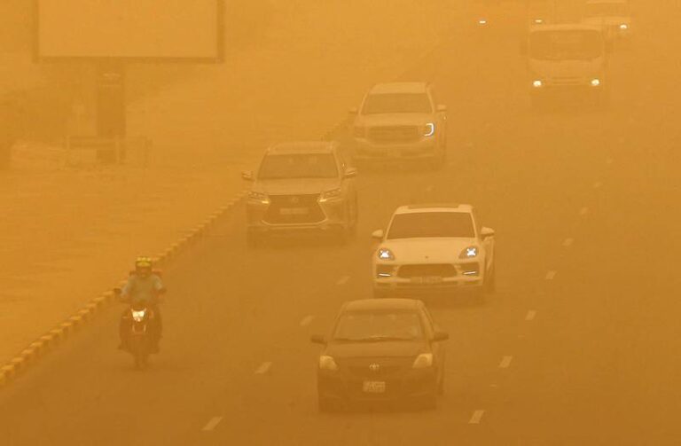 Dust storms are blanketing the Gulf region