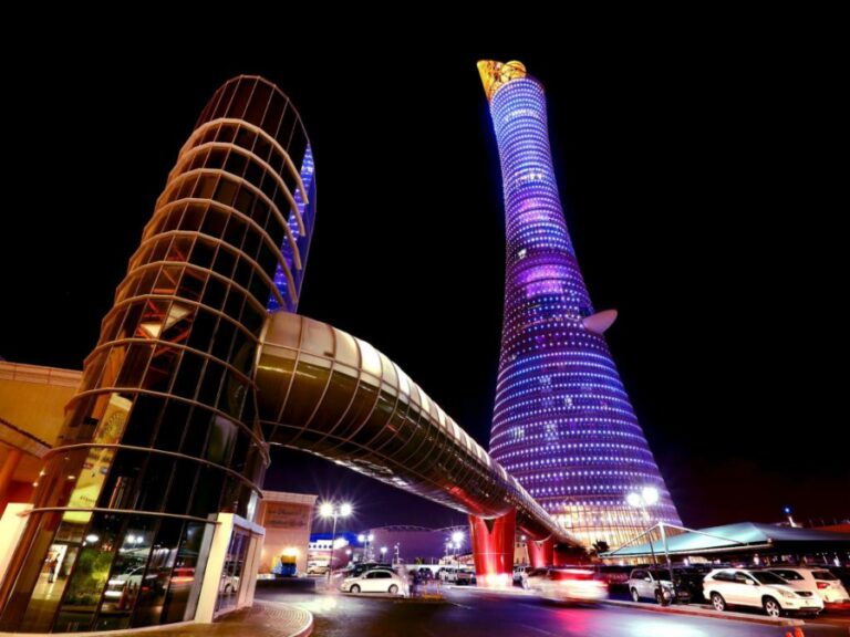 أكبر شاشة خارجية 360 درجة في الدوحة تدخل كتاب غينيس