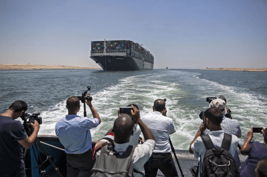 Suez Canal posts highest ever annual revenue in 2022/21
