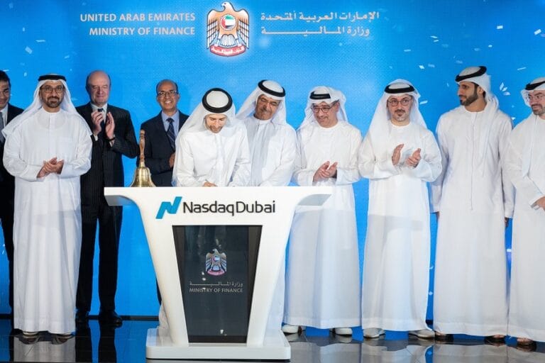 UAE's Finance Minister celebrates listing of 5-year tranche T-Bonds
