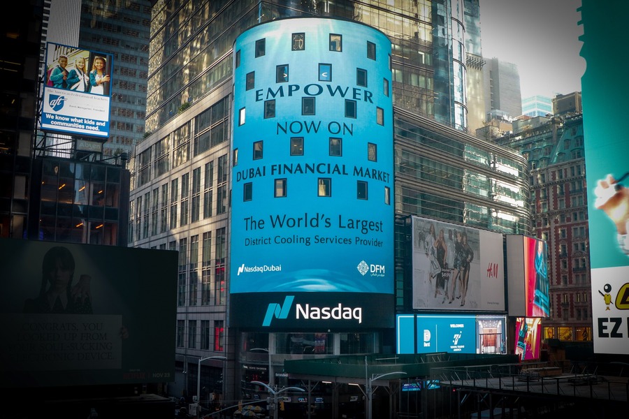 Empower’s logo debuts on NASDAQ screens at New York’s Times Square