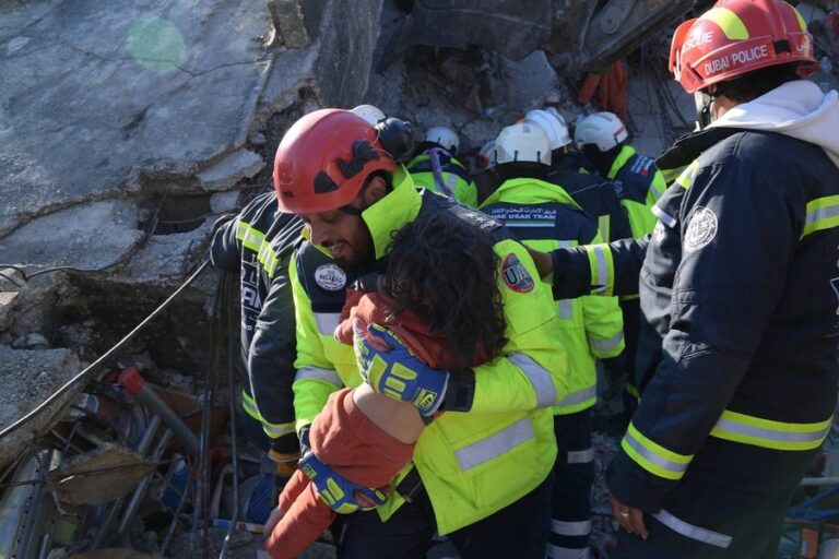 الإمارات، السعودية و قطر يواصلون حملة الإغاثة لضحايا زلزال تركيا وسوريا