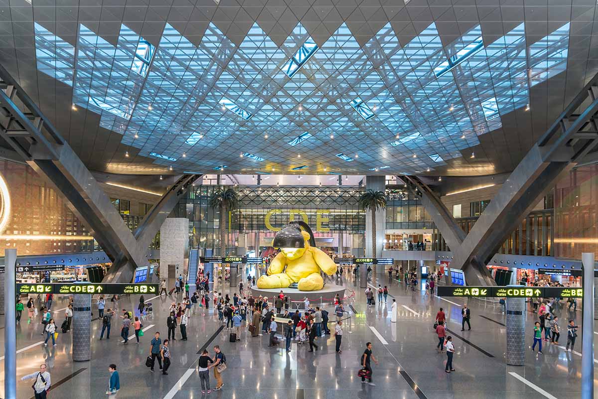 Louis Vuitton Opens Its First Lounge At Qatar's Hamad International Airport